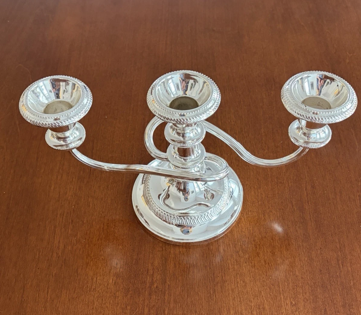 Candelabre 6 Bras Inox – Acier Chromé Poli – Moderne – Fabriqué En Espagne – Sans Marque