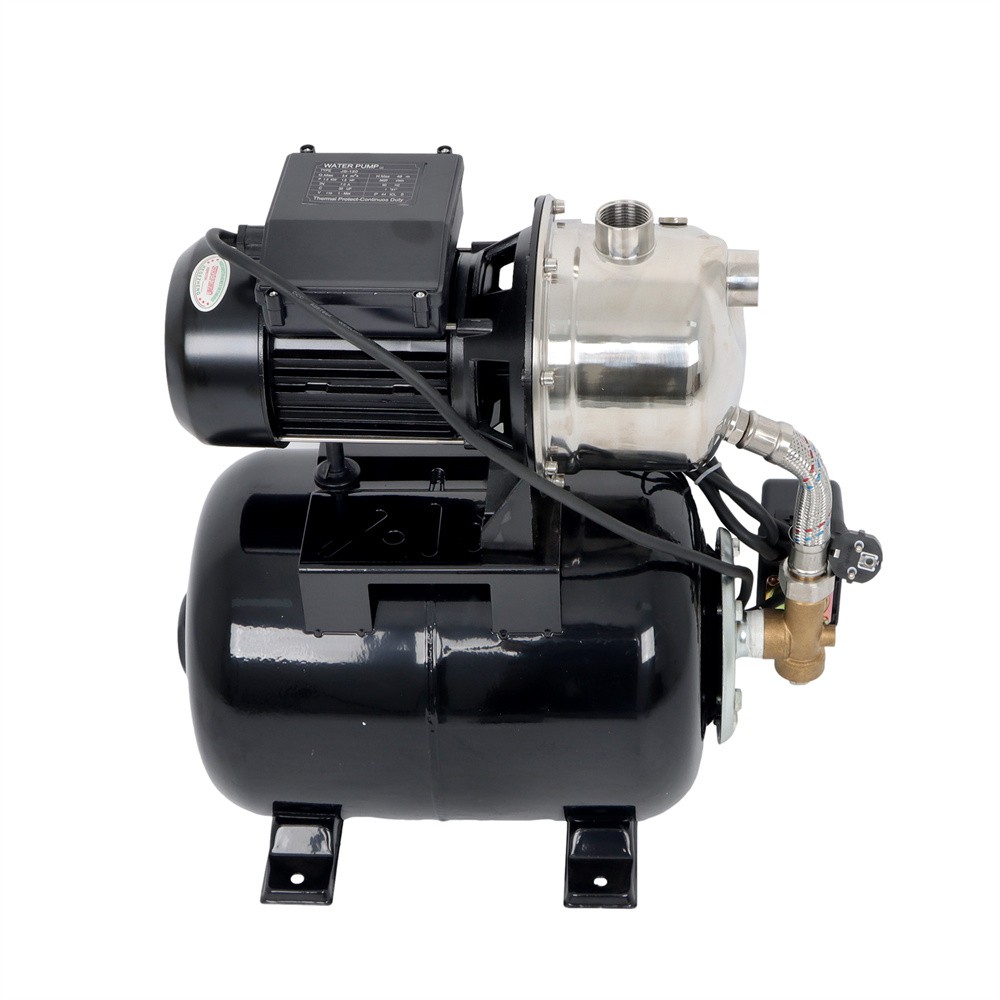 1.6HP Shallow Well Pump Stainless Steel Pump With Pressure Tank 115V 1320GPH