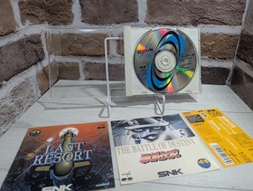 Fatal Fury & Last Resort CD with Obi & Sticker - SNK NEOGEO