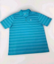 Nike Golf Tour Performance Dri-Fit Polo Golf Shirt Men's M Blue Polyester