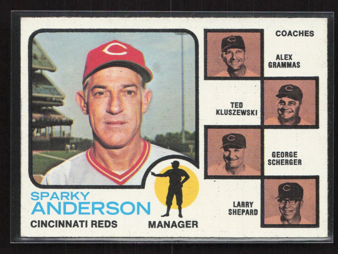 1973 Topps #296 Reds Field Leaders - EX/NM Set Break!