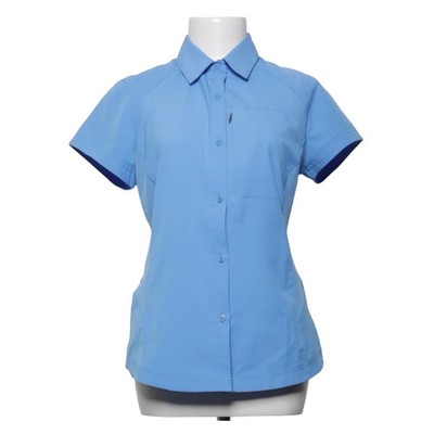 Kurzarmhemd, Größe: S, Blau, Elasthan/Recyceltes Polyester, Einfarbig #zbf