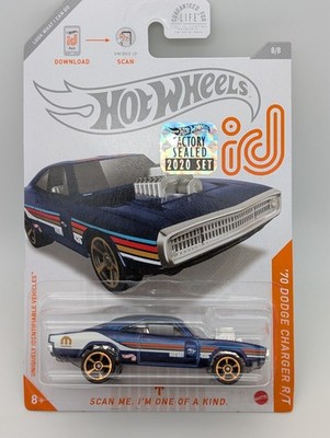 2020 Hot Wheels ID Card  70 Dodge Charger R/T #8/8 - Blue