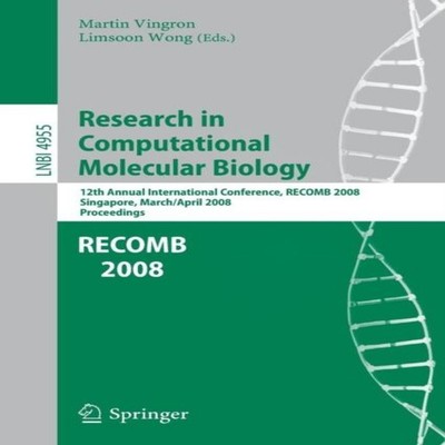 Research in Computational Molecular Biology Springer Nature B.V.