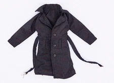 SU-PNTLC-BLK: 1/12 black trench coat for Marvel Legends TV Punisher figure