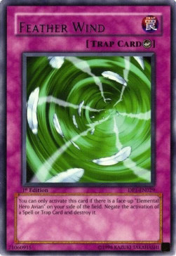 YuGiOh Feather Wind DP1-EN029 Rare Englisch NM unl.