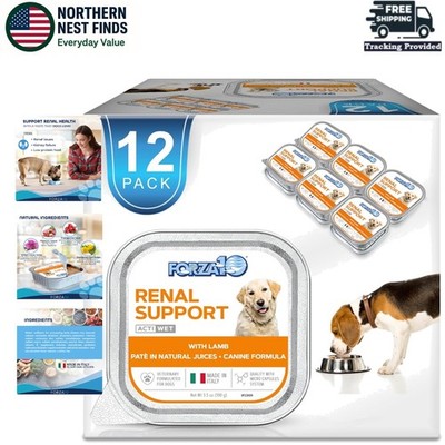 Forza10 Kidney Care Dog Food   Renal Support Wet Dog Food with Lamb, Low Prot...