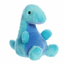 Aurora Palm Pals Glen Loch Ness Monster Plush Toy Blue 5 Inches Gift