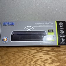 Epson Workforce ES-300W Auto Document Scanner Feeder Model J391A Tested Works