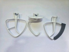 Menge 3 - KitchenAid Standmixer Aufsätze Paddel Haken Flex Kopf Quirl