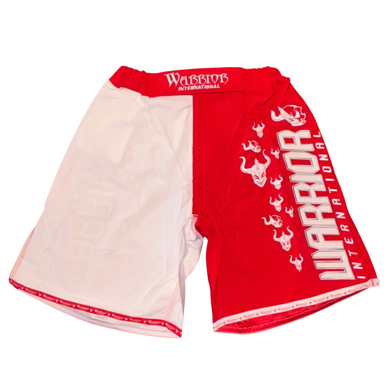 NWT Warrior International MMA Shorts Mens 34 Drawstring Y2k Muay Thai Kickboxing