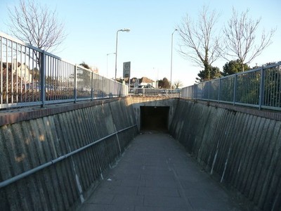 Photo A3 Poole : Fleets Corner - Subway Poole/SZ0191 This subway goes u c2010