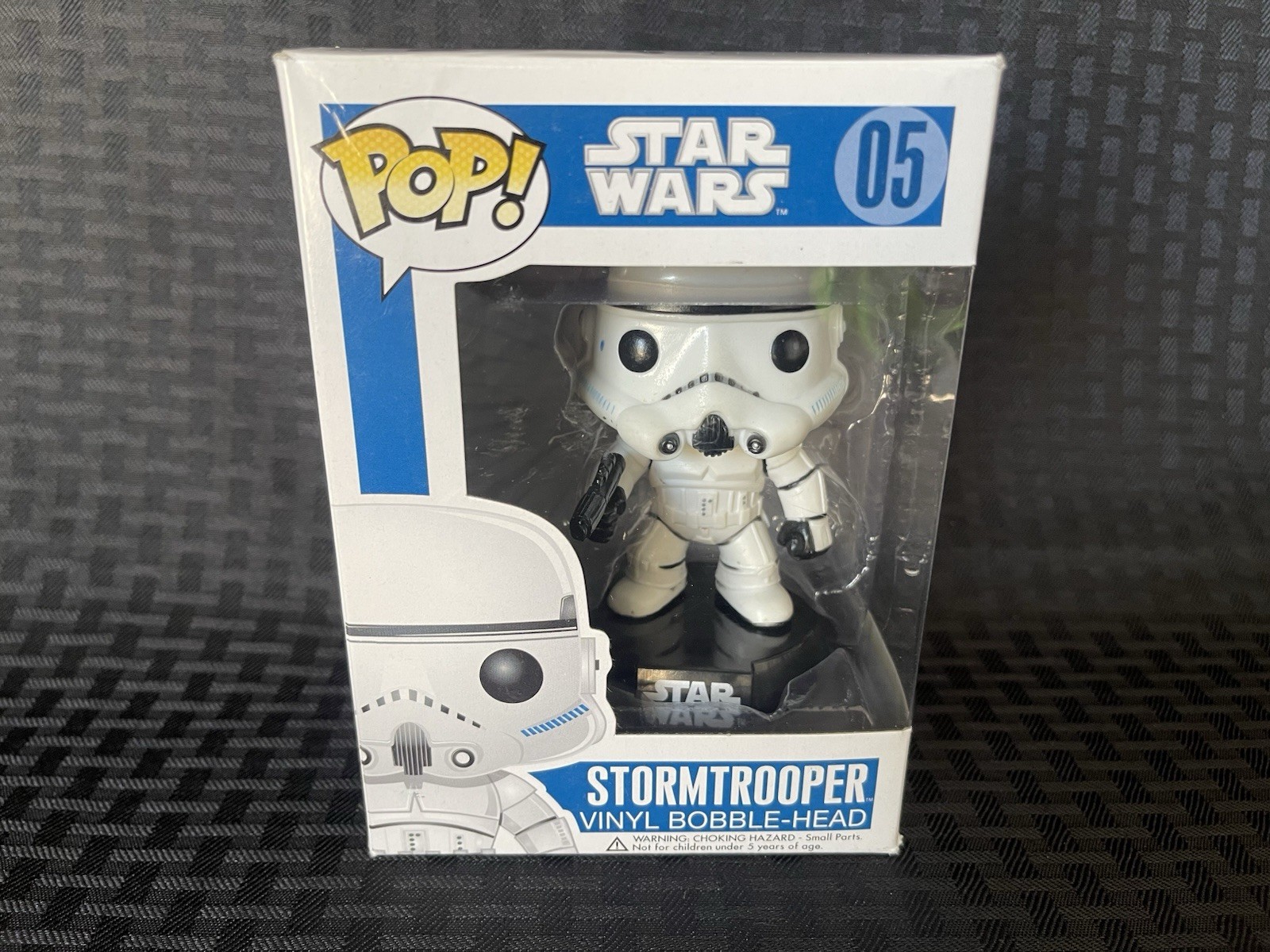 FUNKO POP! STAR WARS STORMTROOPER #05 (BLUE BOX / LARGE FONT
