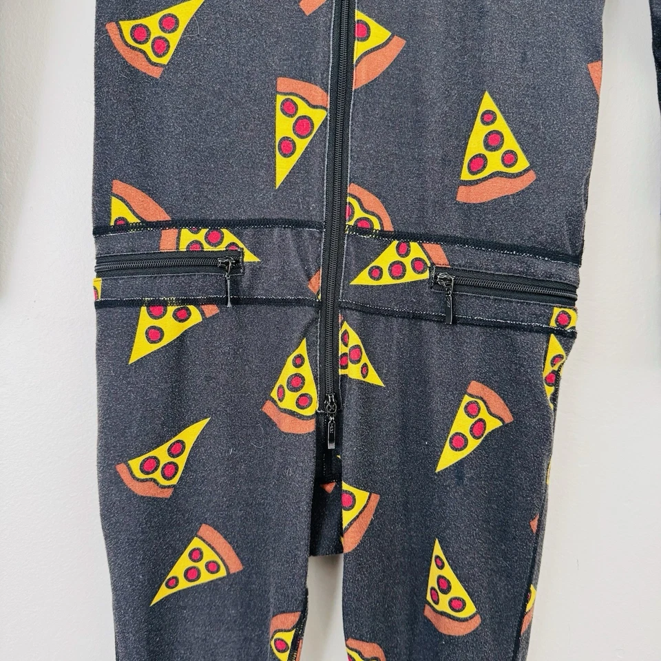 Airblaster 青年连帽忍者套装比萨设计男孩 XS 码 — 第 2/4 张图片