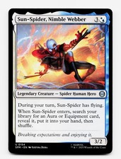 Sun-Spider, Nimble Webber [Marvel's Spider-Man] MTG Magic NM/M 💧💀