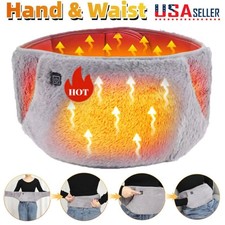 USB Electric Heating Menstrual Heat Pad Belt For Period Pain Relief Cramps Waist