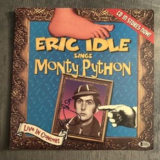 Eric Idle Monty Python Signed Autograph 12x12 Thin Cardboard Card Beckett BAS