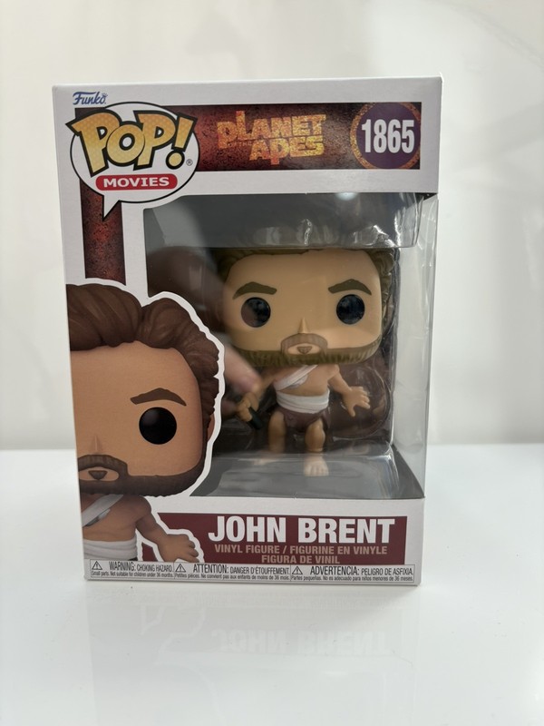 Funko Pop! John Brent #1865 Planet of the Apes Collectible Figure New