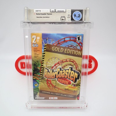 PC ROLLERCOASTER TYCOON GOLD EDITION - WATA GRADED 9.2 A+! NEW & Factory Sealed!