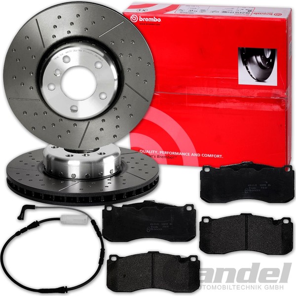 Brembo Bremsscheiben 338Mm + BelÄGe Vorne Passend FüR BMW 1Er E81 E82 E87 E88-image