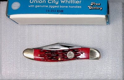 Frost Cutlery Jigged Bone Handle Union City Whittler 14-353 RMR