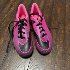 Nike Girls Bravata II FG Pink Soccer Cleats 844442-600 - Kids 11C Shoe Size 5.5Y