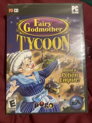 Fairy Godmother Tycoon - PC CD-Rom 2007 Sealed Computer Game Rated E. Pogo