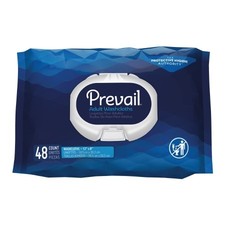 Prevail Soft Pack Personal Wipe 48 Count Scented Polyester/Rayon