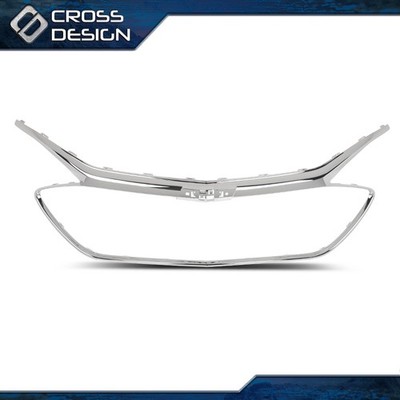 Fit For 19-22 Chevrolet Malibu Chrome Front Grille Trim Middle Frame 84473374