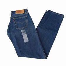Levi's 501 VTG Student High Waisted Straight Leg Blue Womens Jeans 701-0118 USA