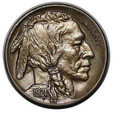 1921-S Buffalo Nickel Seldom Seen This Nice RARE Gem BU+ Key Date, Great Coin