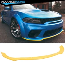 Fits 20-23 Dodge Charger Widebody Yellow OE Front Lip Splitter Protector ABS