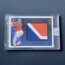 Jett Williams 2023 Panini Three and Two Jersey Patch Black /10 Mets Top Prospect