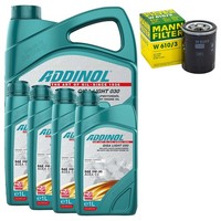 MotoröL Set Addinol 0W-30 Giga Light 9 Liter + ÖLfilter FüR Mitsubishi L200 2.4