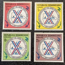 DOMINICAN REP: 1977.  Complete set of 4, MNH. SC# 780-781, C254-C255 . #13-01043