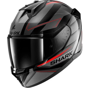 Shark D-Skwal 3 Motorcycle Helmet - Sizler Gloss Black / Anthracite / Red