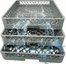 3er Set Stalgast Spülkorb Geschirrkorb Spülmaschinenkorb für Teller Besteck Glas