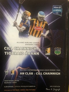 GAA 2014 NHL final Tipperary v Kilkenny