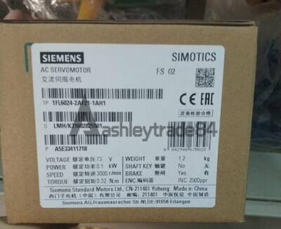 1PCS NEW SIEMENS Servo Motor 1FL6024-2AF21-1AH1