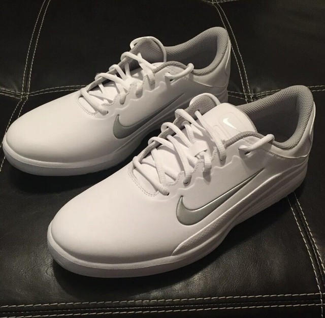 Nike Vapor AQ2302-100 Golf Shoes Spikeless Mens Size 10.5 White/Metallic Silver | eBay