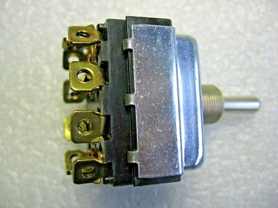 CH 4PDT Maintained Toggle Switch On-Off-On 12 Screw Term. 250V 15amp Panel Mount