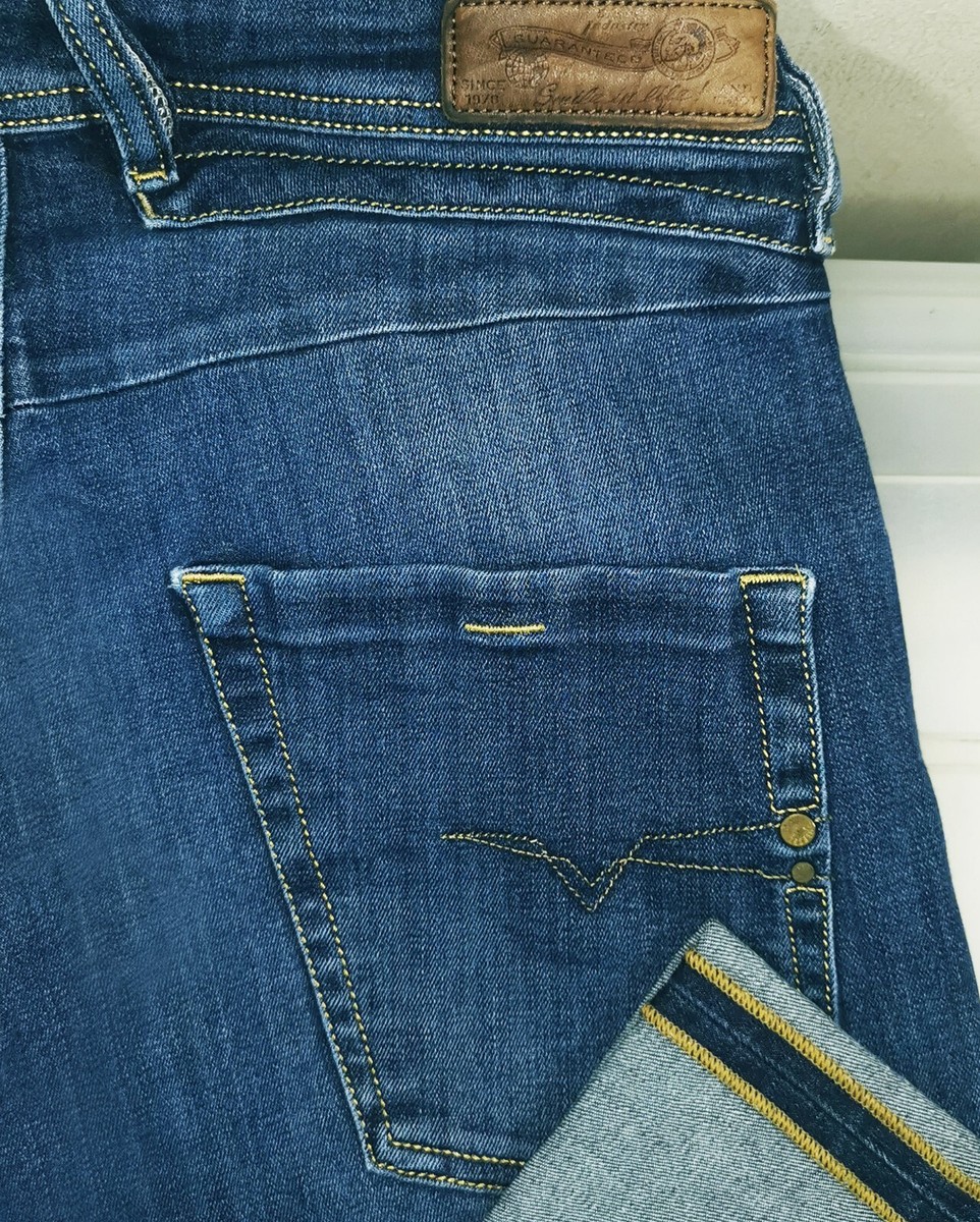 HOT Men's DIESEL BELTHER 814W Slim TAPERED STRETCH Denim Jeans