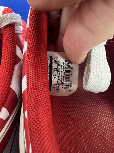 Nike Air Force 1 Low Logo Pack University Red Men Size no box 8.5 - Picture 14 of 19