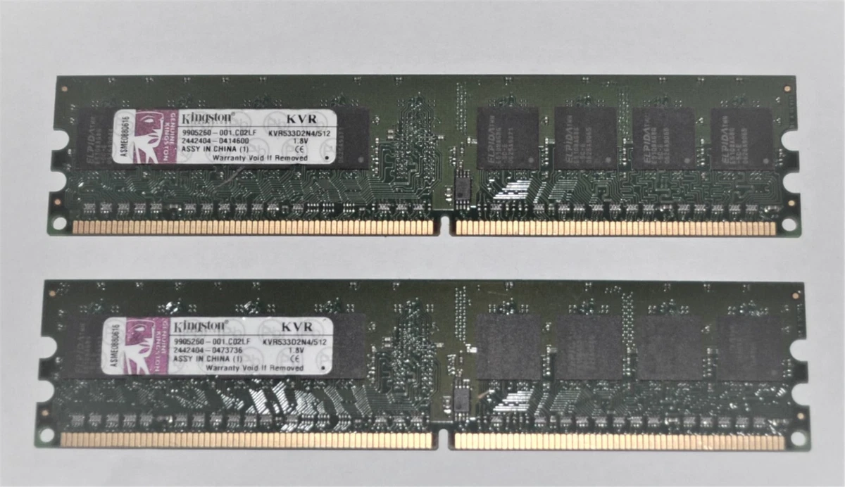 Kingston KVR400D8R3A/1G RAM 1GB DDR1 PC3200 &ndash; Testata Funzionante
