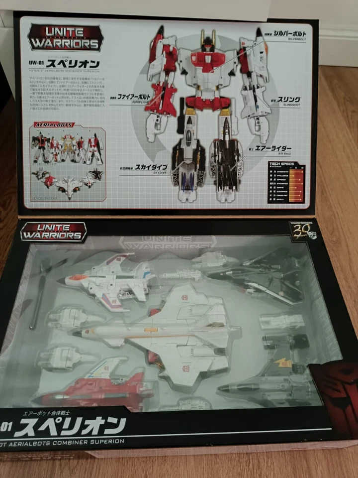 TRANSFORMERS Unite Warriors SUPERION + Perfect effect upgrades, leggi descriz - Immagine 3 di 4