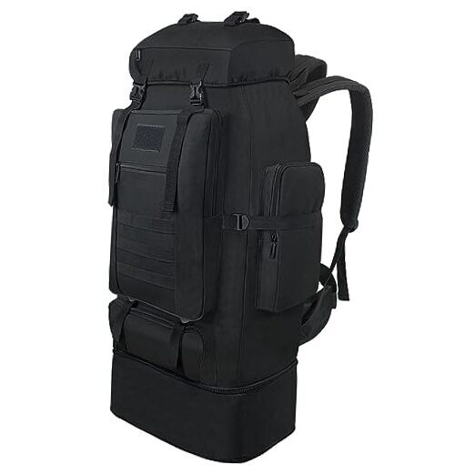 100L Waterproof Molle Hiking Backpack - Expandable Large Camping Pack-image