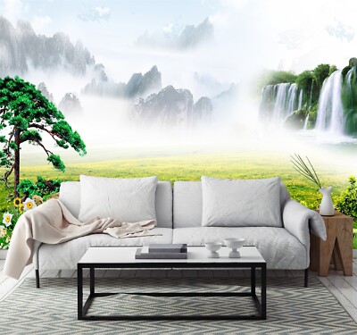 3D Pine Falls ZHUA9567 Wallpaper Wall Murals Removable Self-adhesive Ann 24