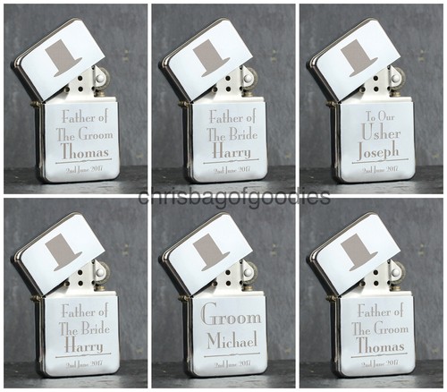 Personalised Lighter Mens Wedding Party Favours Keepsake For Men Gifts Presents Ebay