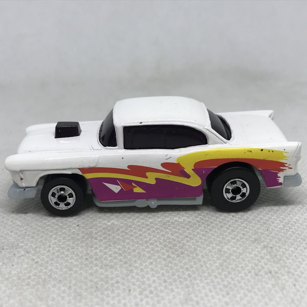 Hot Wheels '57 Chevy 1978 White Blackwall Made In Malaysia