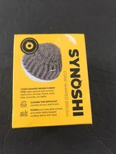 Synoshi Cone Brush Heads for Corners and Hard-To-Reach Places 2-Pack